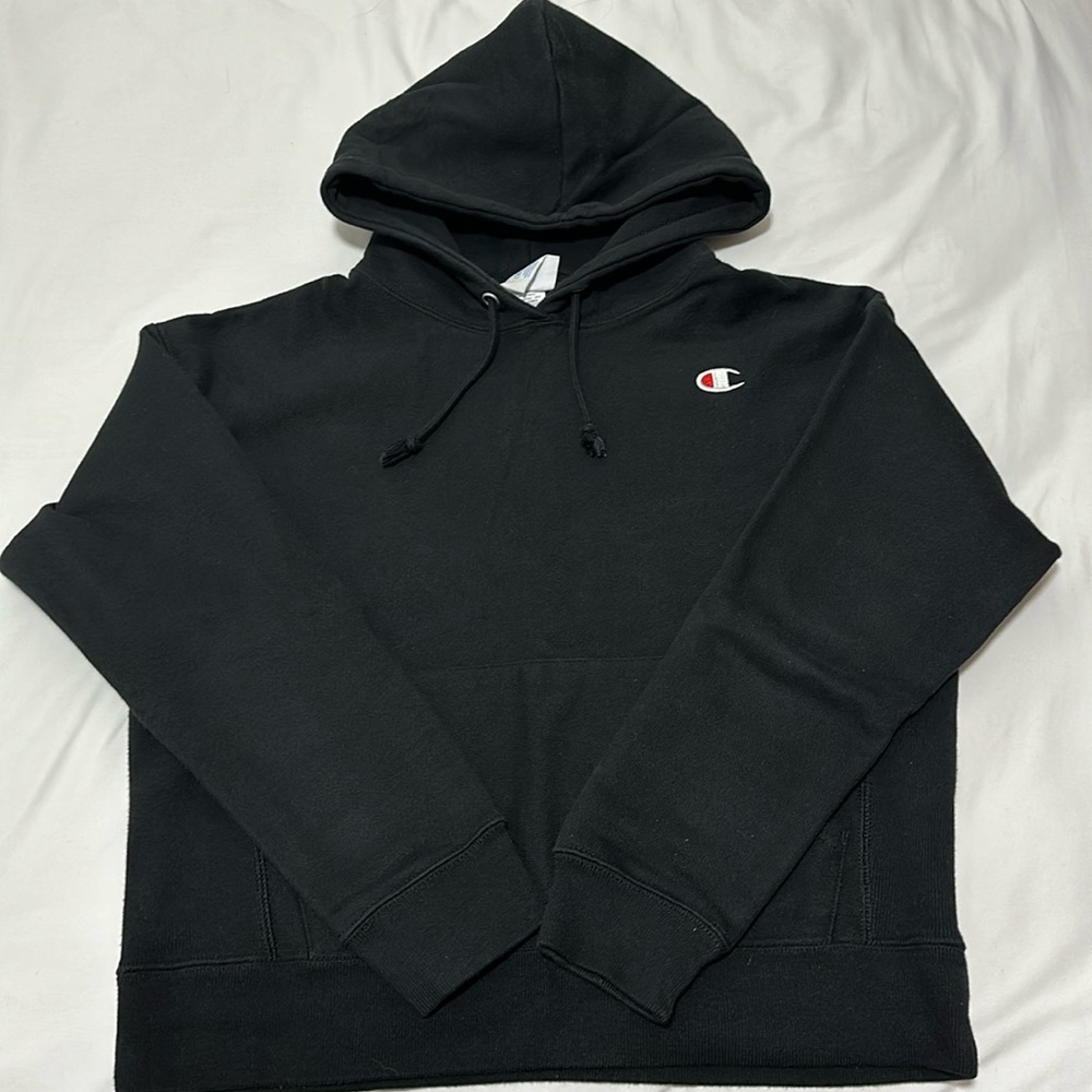 CHAMPION Black Hoodie (size M)